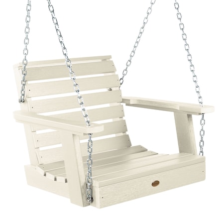 Highwood Usa Weatherly Single Seat Swing Outdoor Furniture for Patio, Backyard, Garden AD-PORW3-WAE